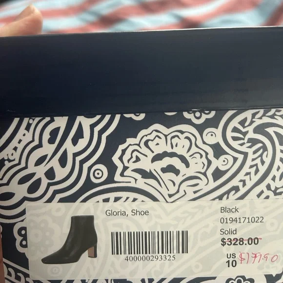 J MCLAUGHLIN GLORIA LEATHER ANKLE BOOT BLACK SZ 10 MODERN CHIC PREPPY OFFICE - Picture 6 of 6